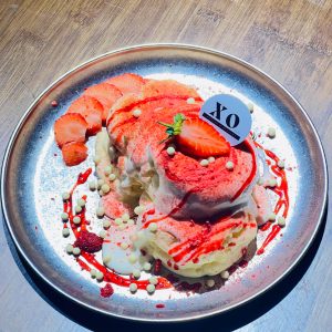 Strawberry Soufflé Pancakes