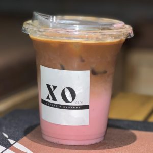 Iced Strawberry Latte