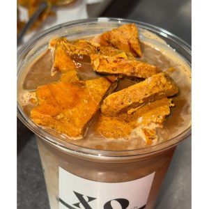 Iced Honeycomb Toffee Latte