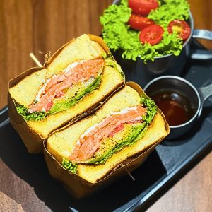 Smoked Salmon Sando