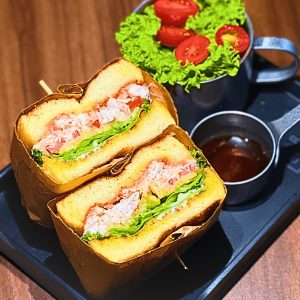 Chicken Mentaiko Sando