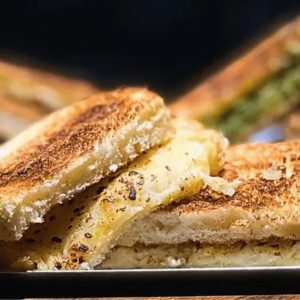 Mozzarella Burnt Sugar Toast