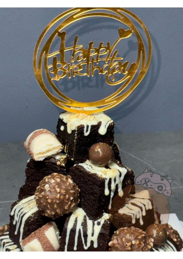 Brownie Tower – Kinder Bueno X Ferrero Rocher