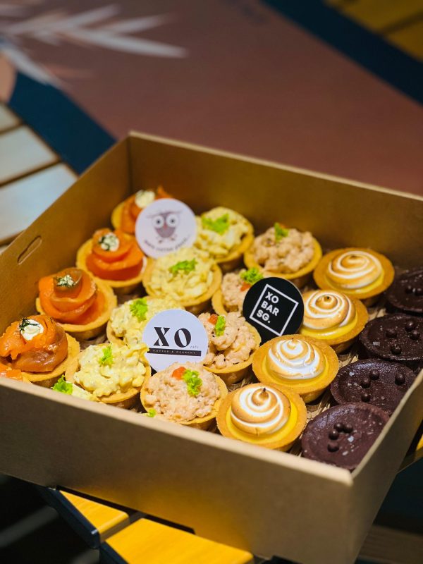 25-Pieces Sweet and Savoury Mini Tart Box