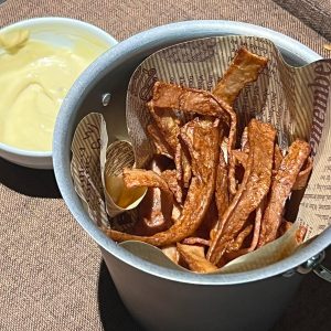 Turkey Bacon Strips w Dip